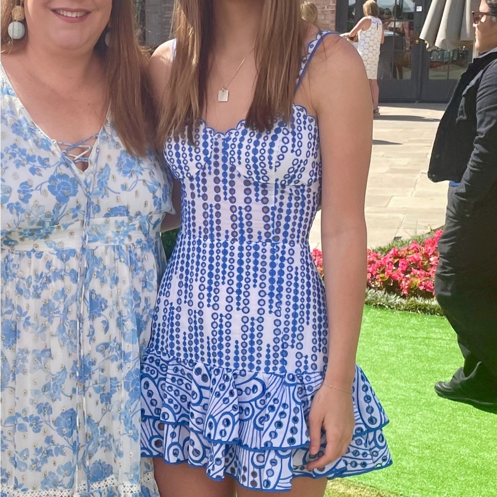 Charo Ruiz Ibiza MARIANNE SHORT DRESS INDIGO BLUE XS